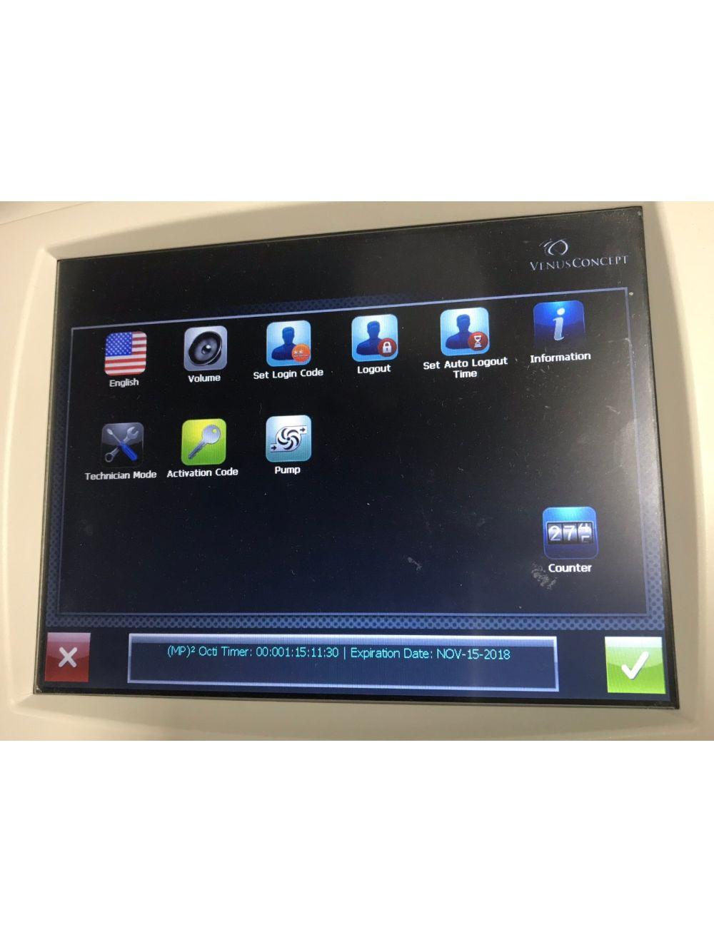 Venus Concept Octipolar RF HP Applicator Wrinkle Reduction Hand Piece AS120053