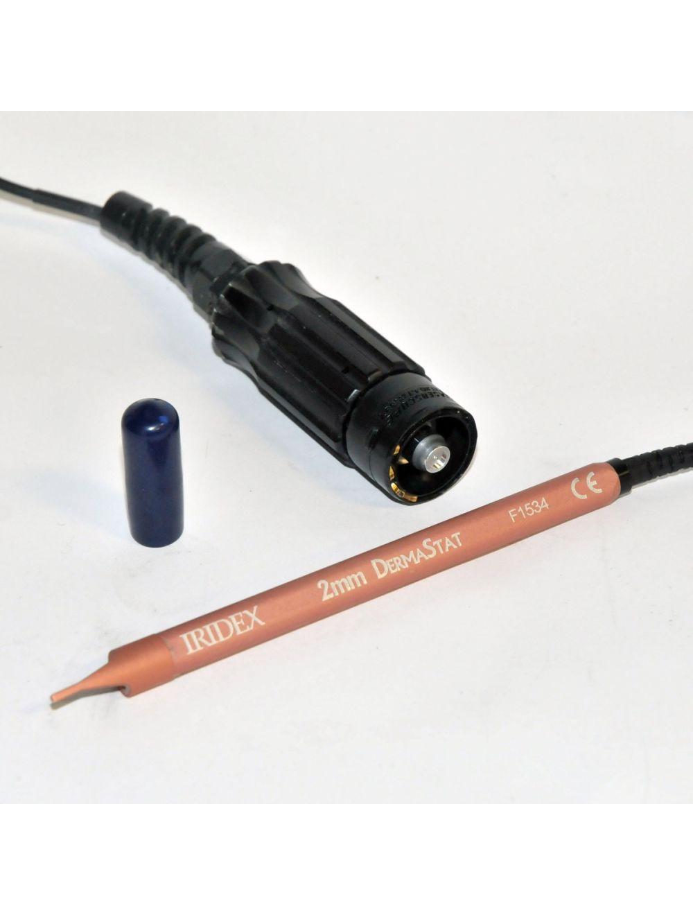 LaserScope Lyra Iridex Dermastat 2mm Aura Laser Handpiece 10-2302 F1534 Fiber