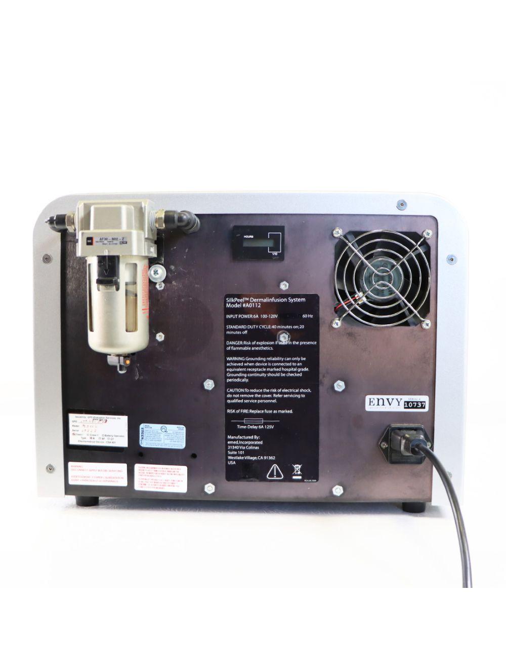 Envy Medical SilkPeel Dermalinfusion Skin Resurfacing Treatment System 798.8 Hours