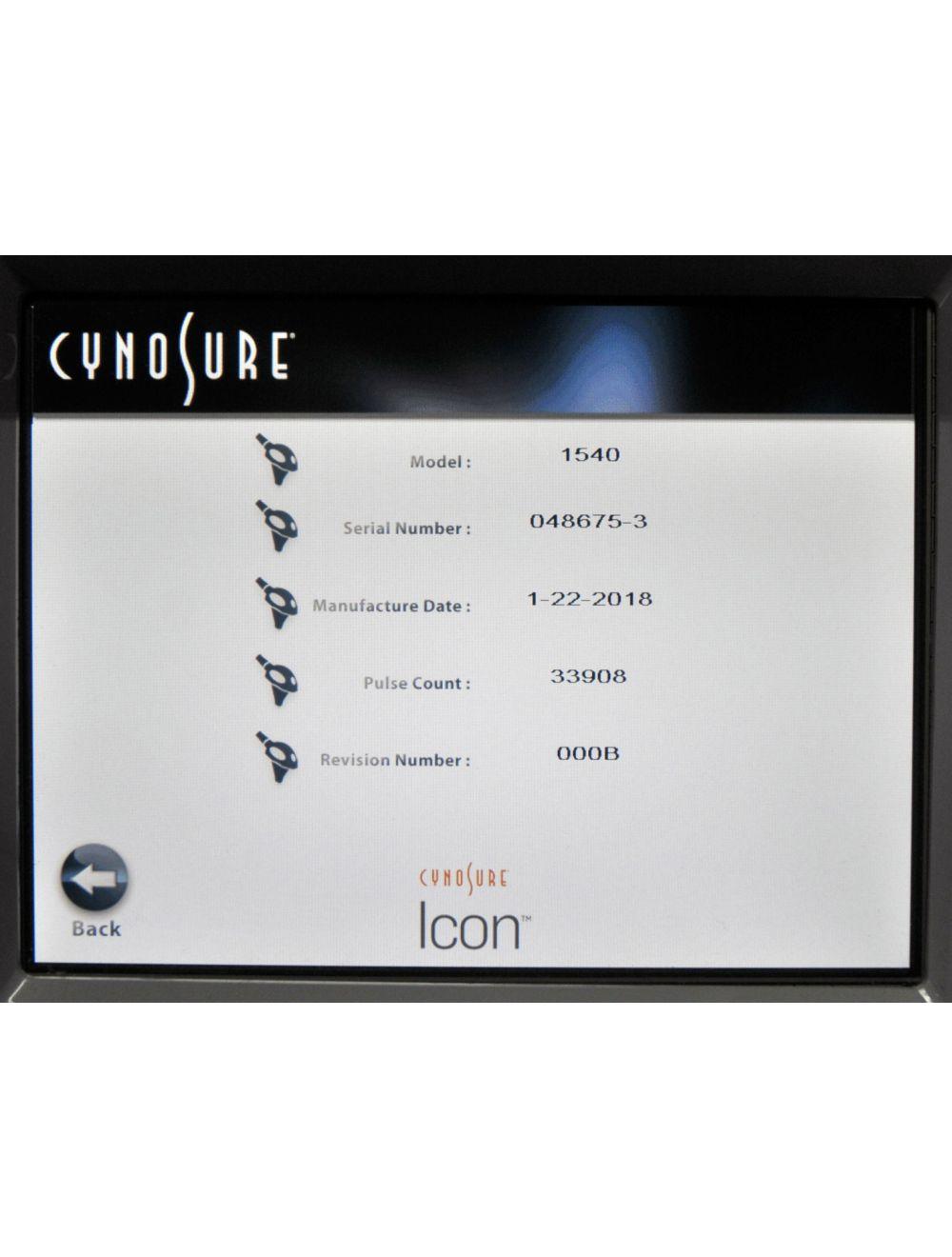 2018 Cynosure Palomar ICON 1540 Erbium Fractional Laser Handpiece 34K SHOTS