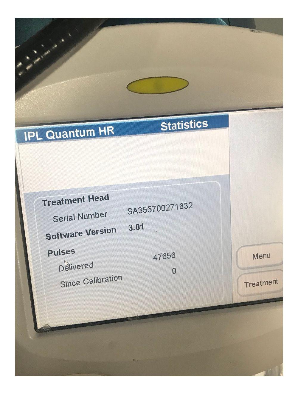 Lumenis IPL Quantum HR 695 nm Hair Removal Handpiece 47K Shots