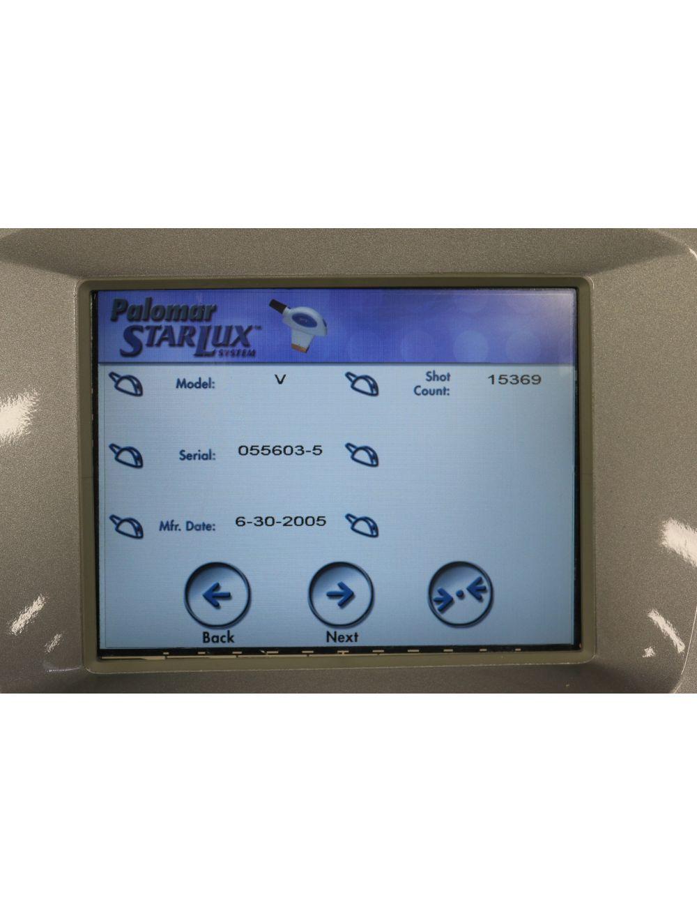 2006 Palomar Starlux 300 Star Lux IPL Rs Y 2 Handpieces Hair Removal Pigment