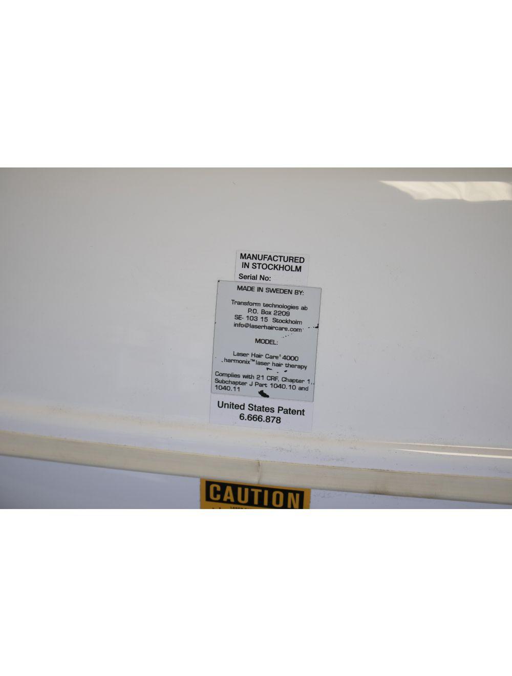 Transform Revage 670 nm Laser Hair Restoration Therapy 4000 Harmonix w/ 4733hrs