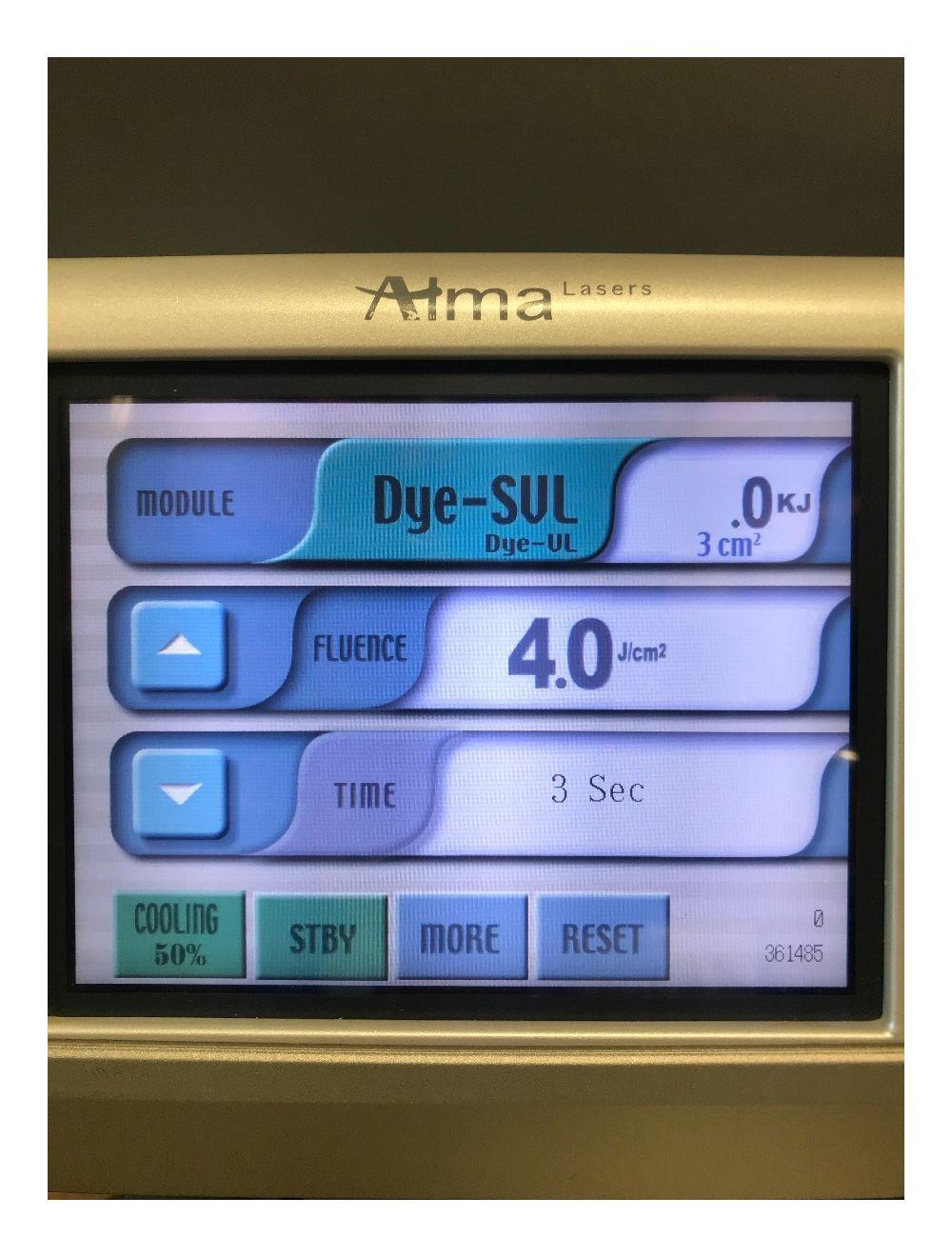 2014 Alma Harmony XL IPL Workstation 1 HP Dye-VL SVL 500-600 nm Pigment Vascular