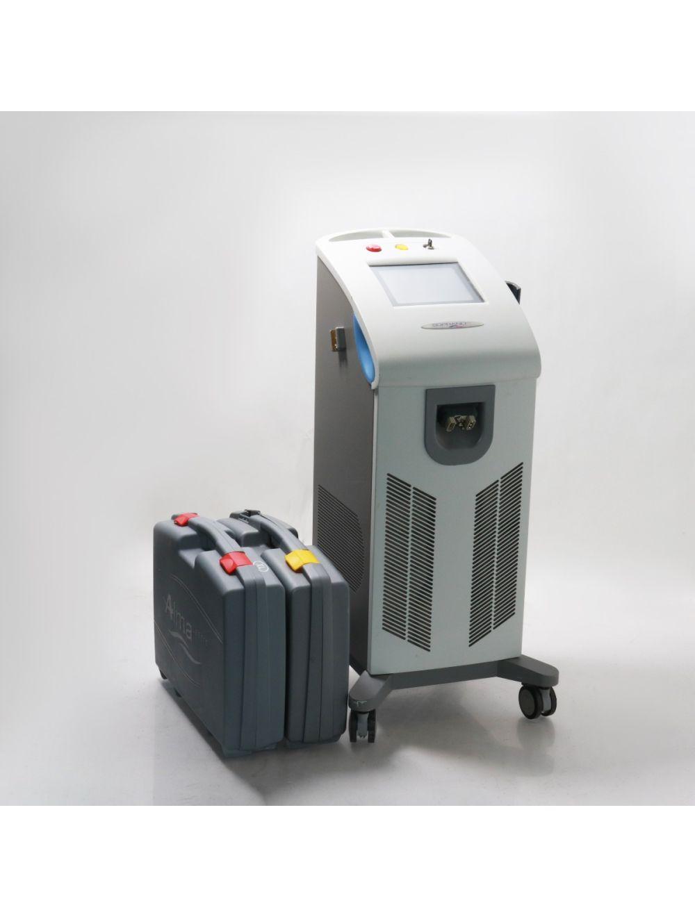 2009 Alma Soprano XL Hair Removal Laser SHR NIR Skin Tightening 2 Handpieces