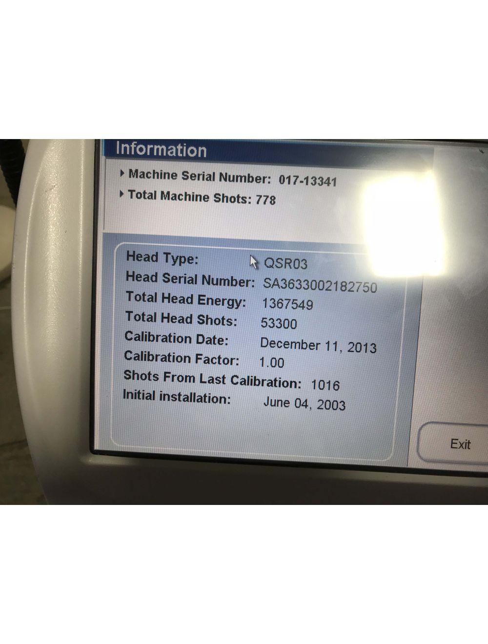 Lumenis IPL Quantum SR 590 Photofacial Skin Rejuvenation Handpiece 53300 Shots