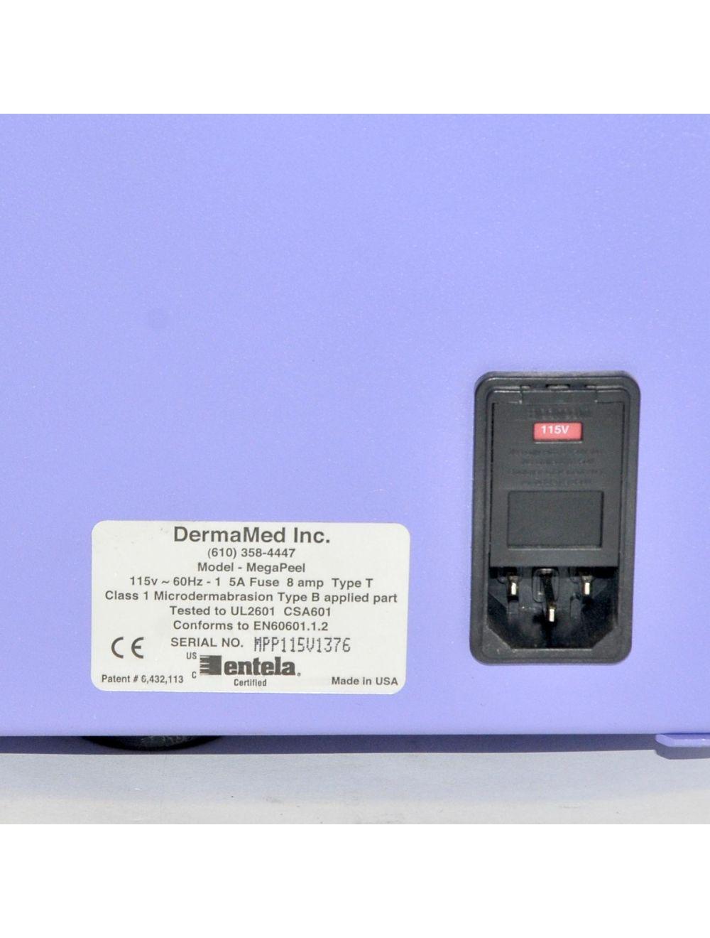 DermaMed MegaPeel Platinum Crystal Microdermabrasion Skin Resurfacing Wrinkles