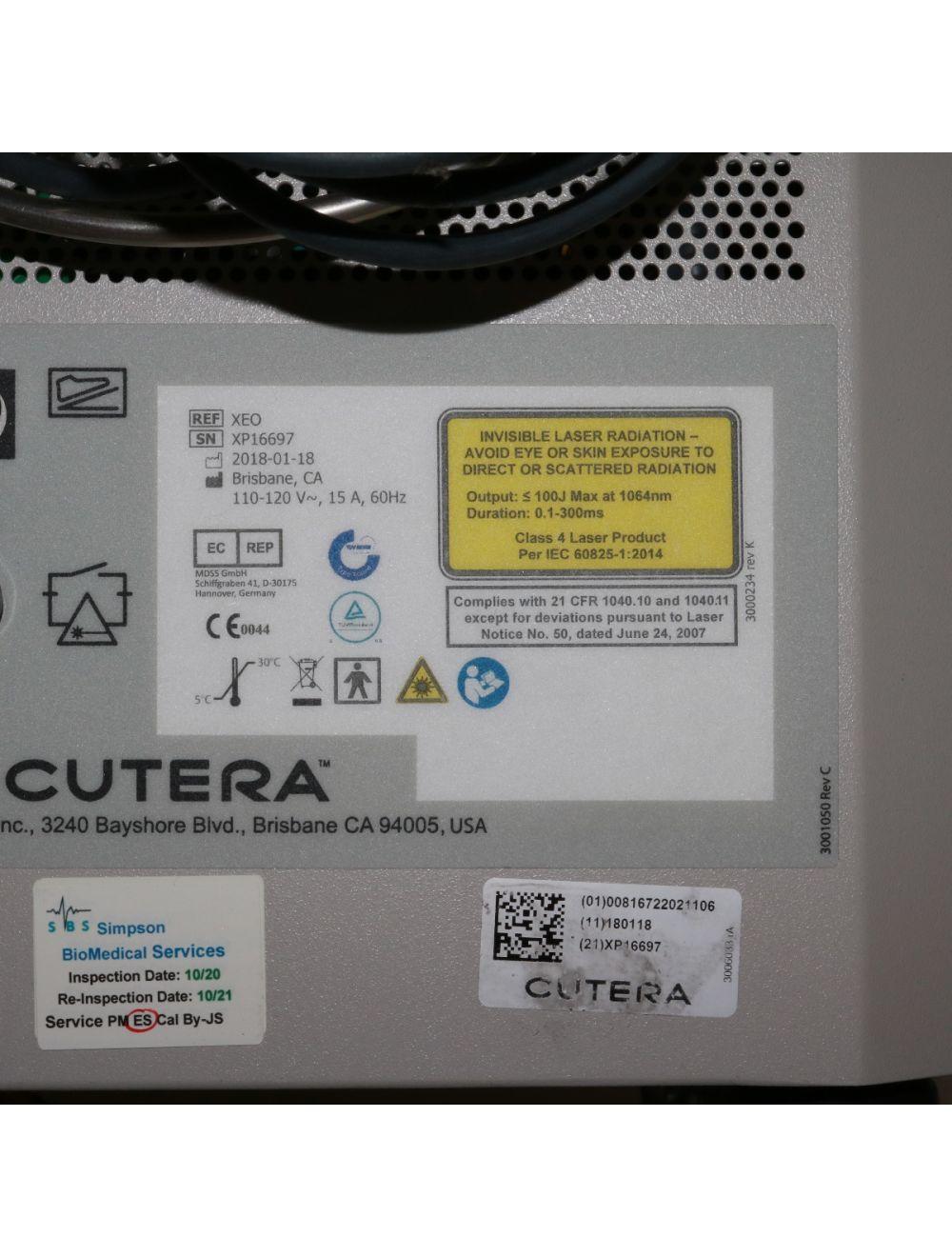 2018 Cutera Xeo NdYAG 1064 Laser ProWave Limelight Pearl Fractional ErYSGG LOW