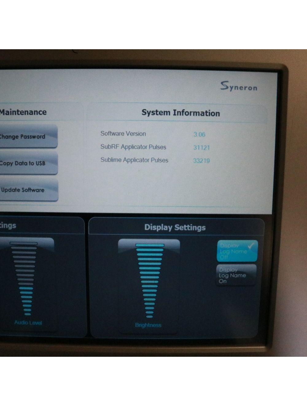 Syneron eTwo eMatrix e2 Skin Rejuvenation Wrinkles Sublime Sublative IPL RF