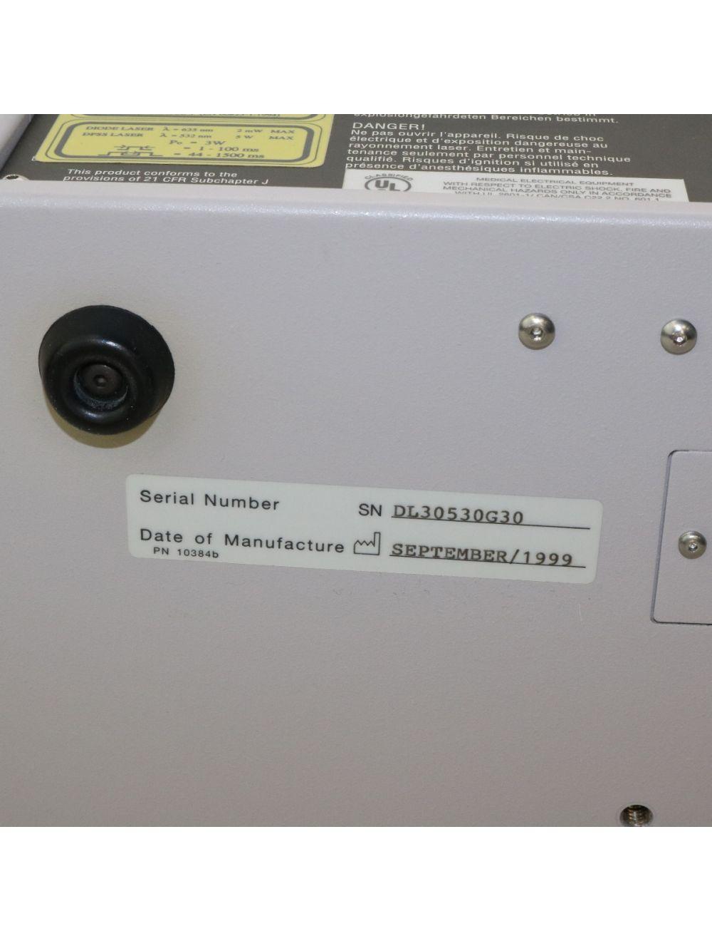 Iridex DioLite 532 DPSS 532nm Pigmented Vascular Lesions Laser + 700µm Handpiece