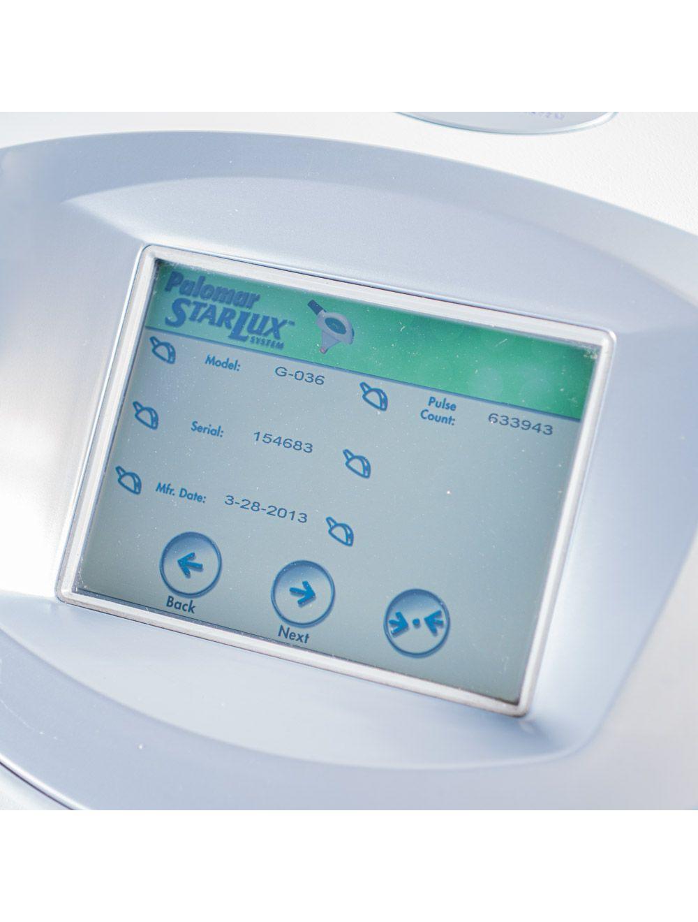 2006 Palomar StarLux 300 Laser with LuxG Handpiece Hair Removal Lesions lux G