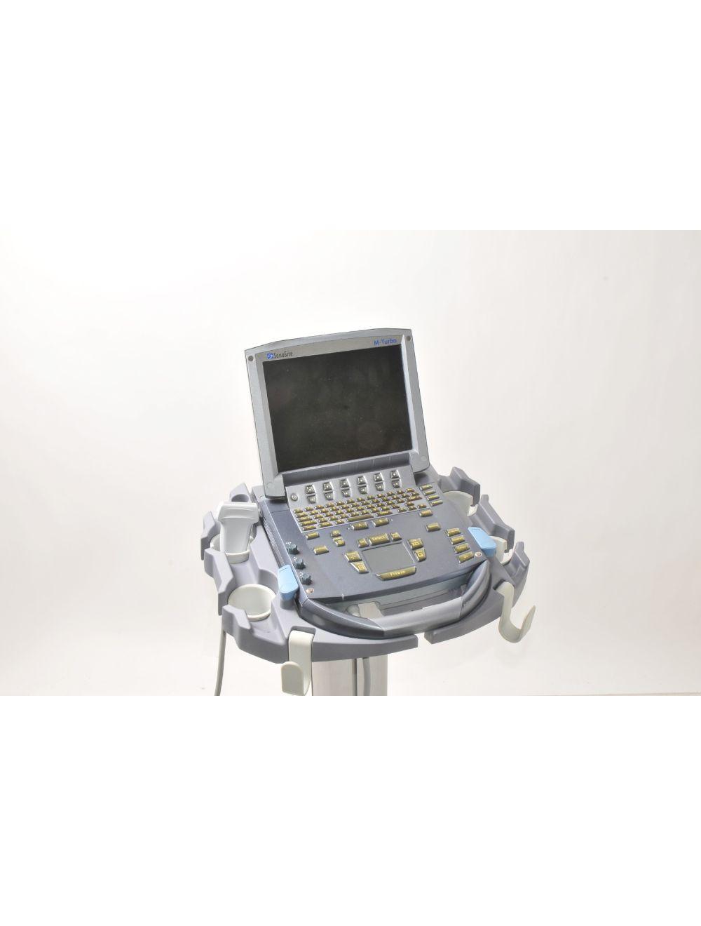 2011 SonoSite M-Turbo Portable Ultrasound Cart HFL38X Transducer Imaging System