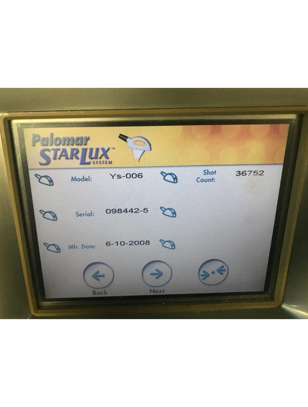 2005 Palomar Starlux 300 IPL Hair Removal Pigmented Lesions 3 HPs Lux G Ys Rs