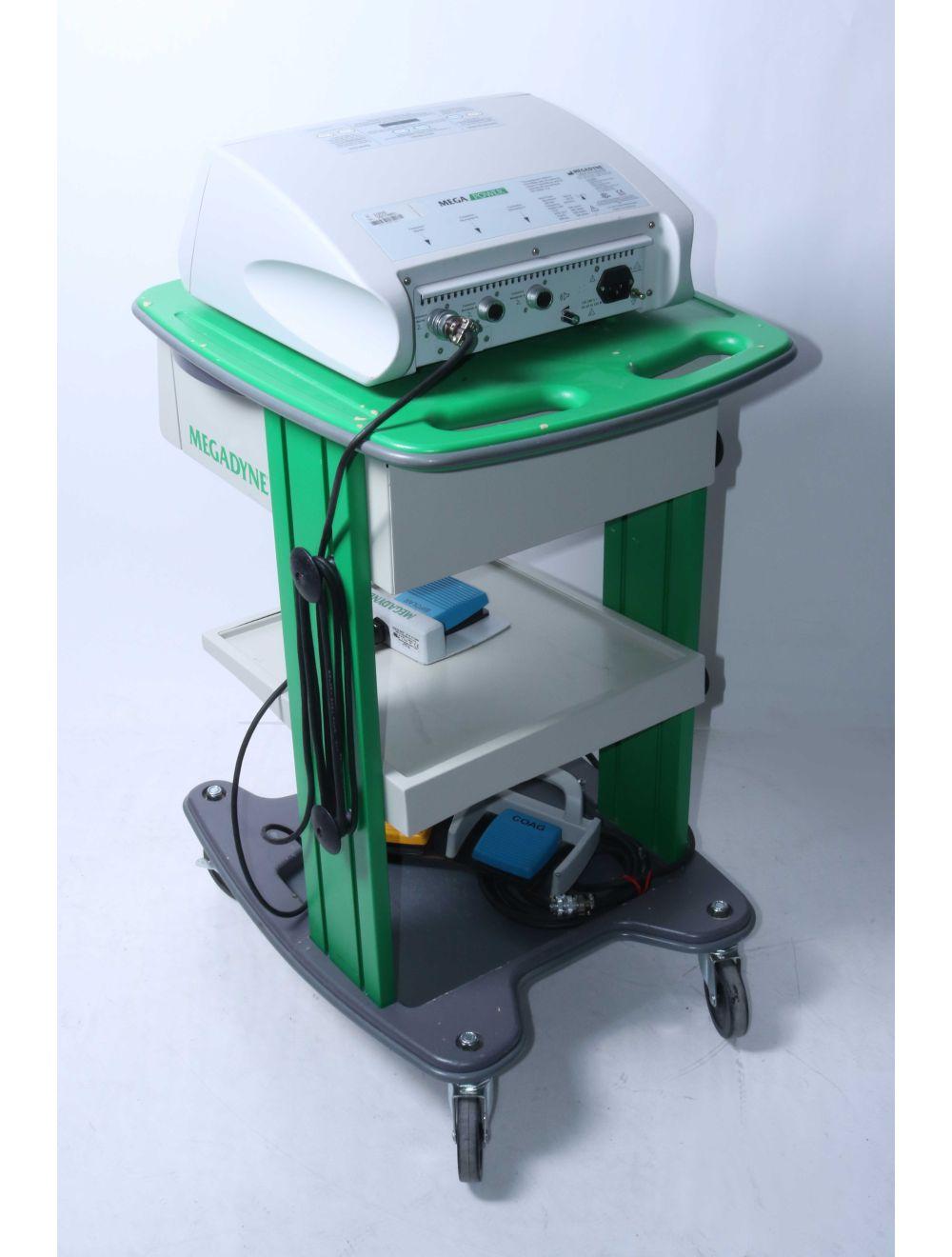 Megadyne Mega Power 1000 Electrosurgical Generator ESU Cut Coag Bipolar w/ Cart