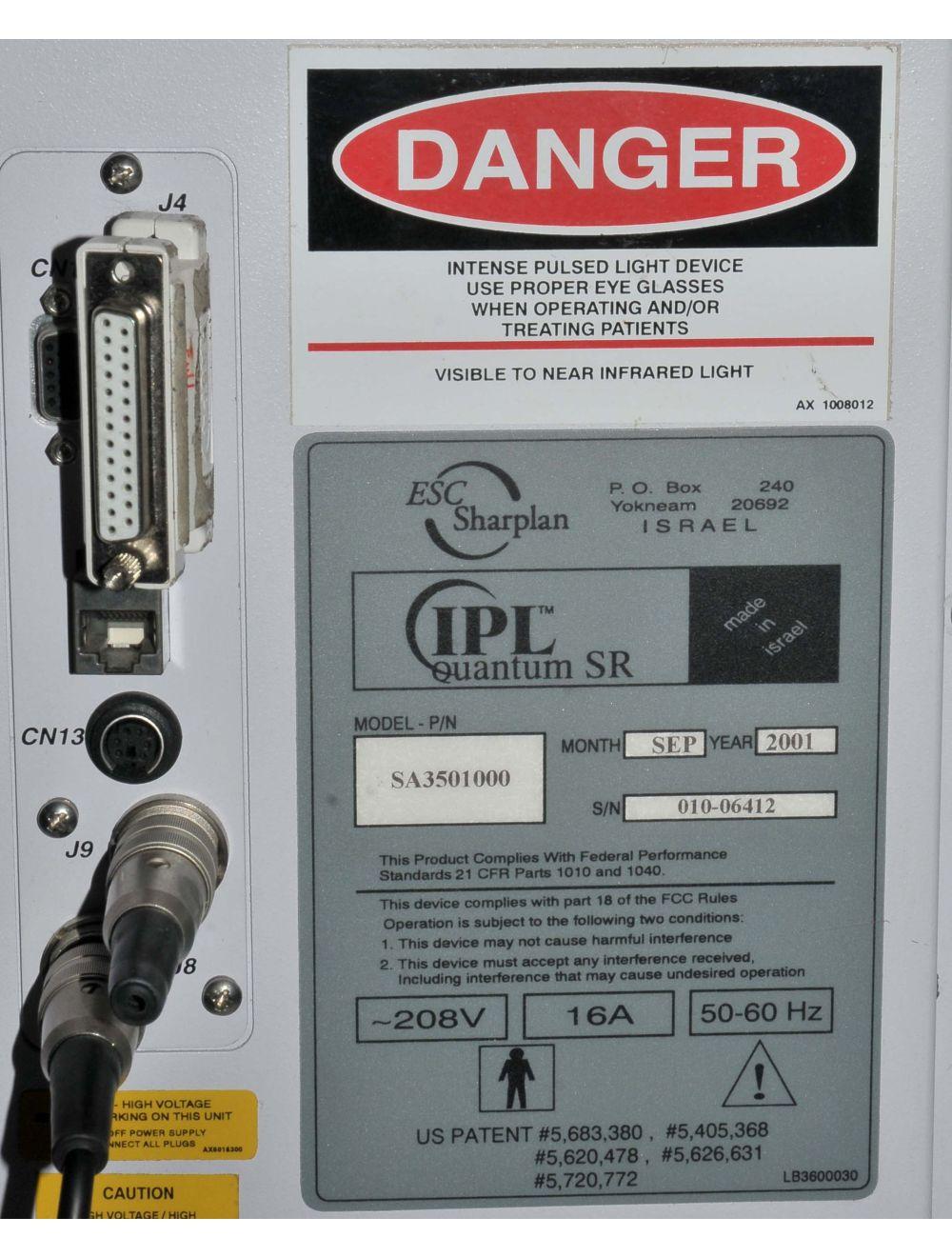 Lumenis Laser IPL Quantum Skin Rejuvenation Wrinkle Photofacial w/ 3 Handpieces