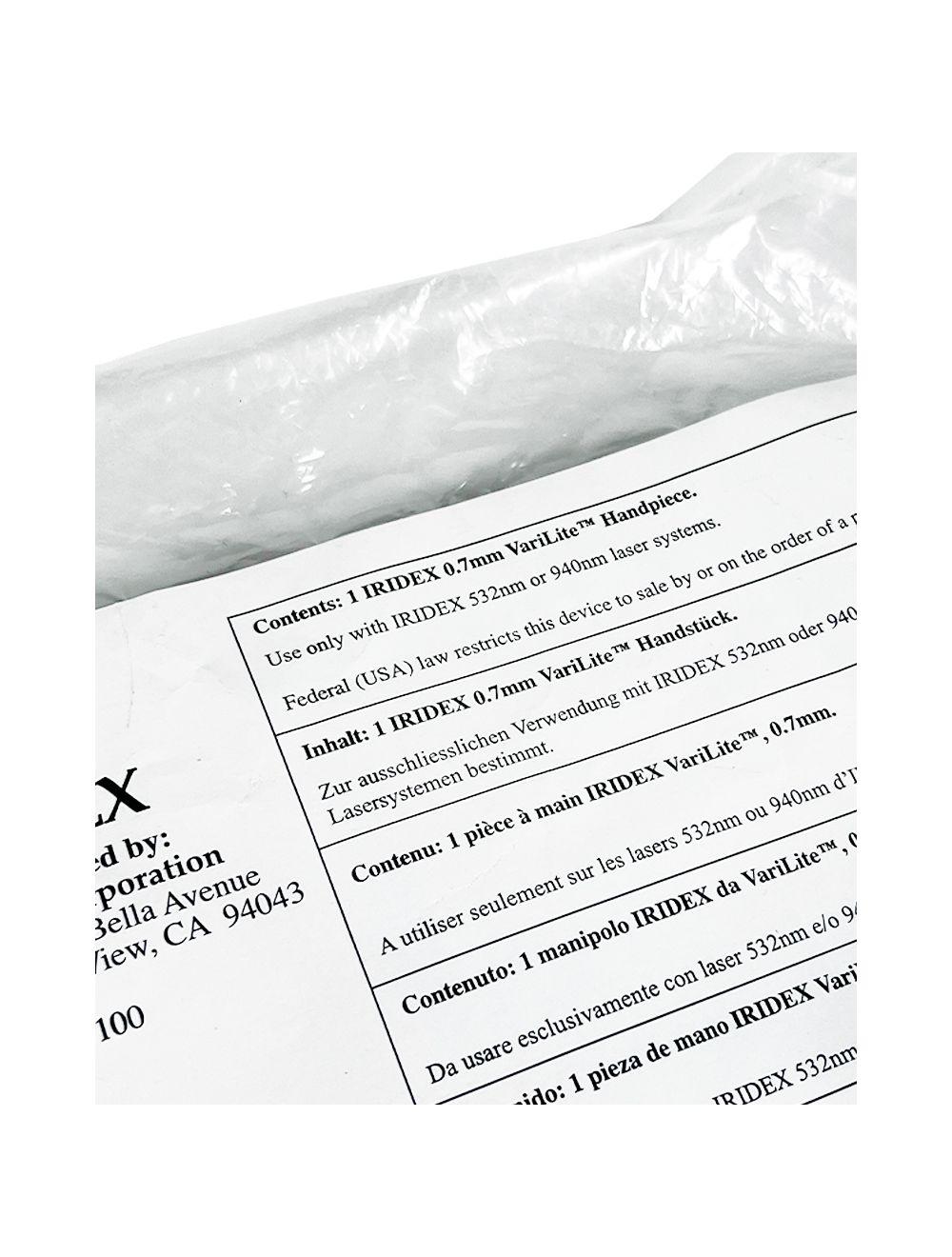 Iridex VariLite 532/940 Laser Fiber Handpiece 0.7mm Pigment Vascular Lesions HP