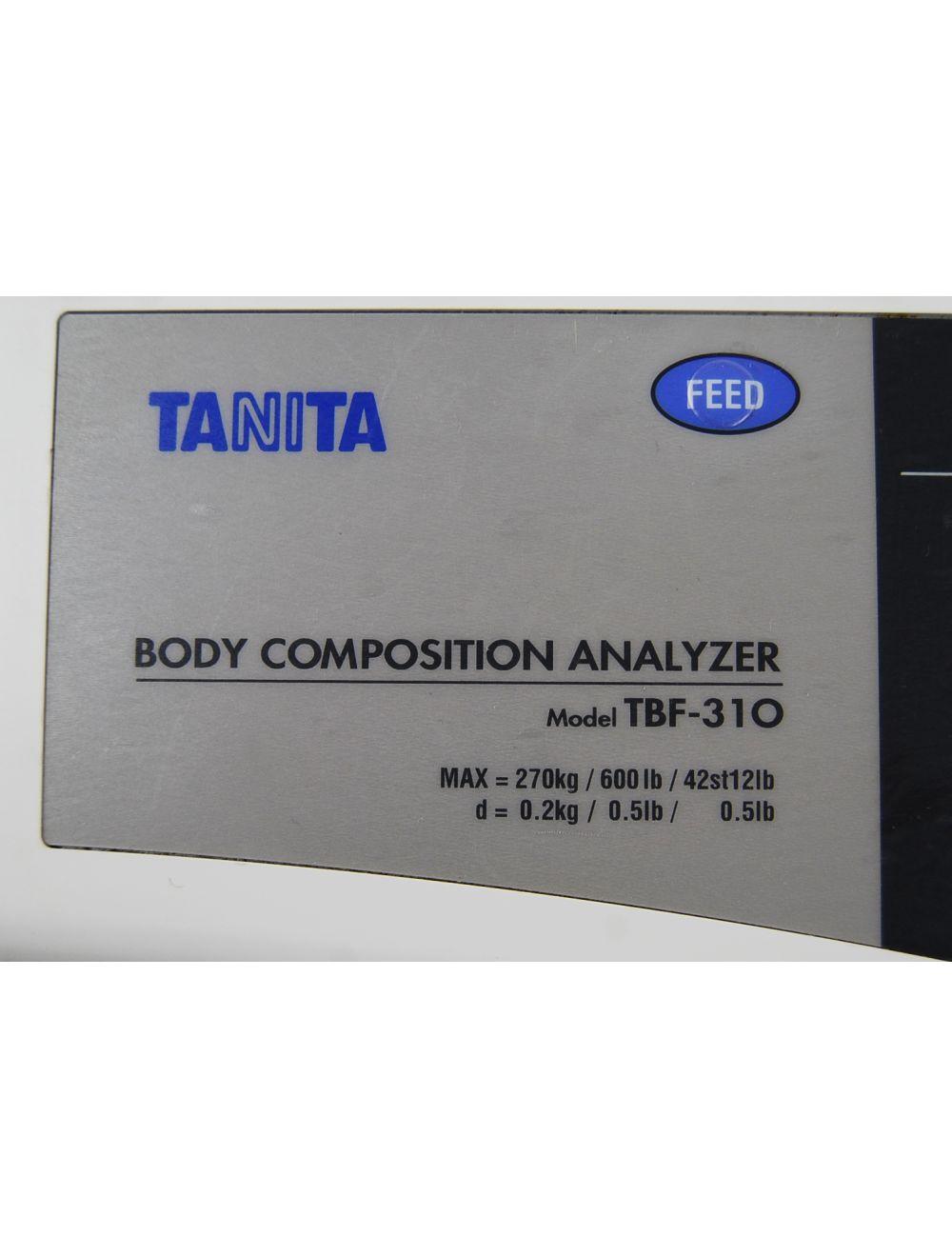 Tanita Body Composition Analyzer Scale Platform TBF-310 600lb