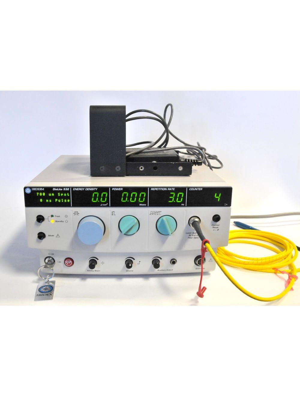 2001 Iridex DioLite 532 KTP Pigmented Vascular Lesion Laser 2 Handpiece Dio Lite