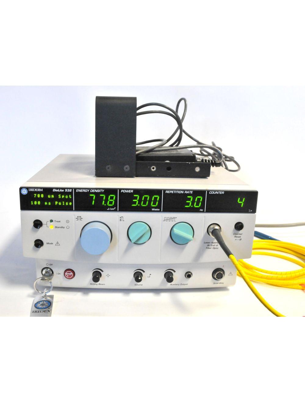 2001 Iridex DioLite 532 KTP Pigmented Vascular Lesion Laser 2 Handpiece Dio Lite