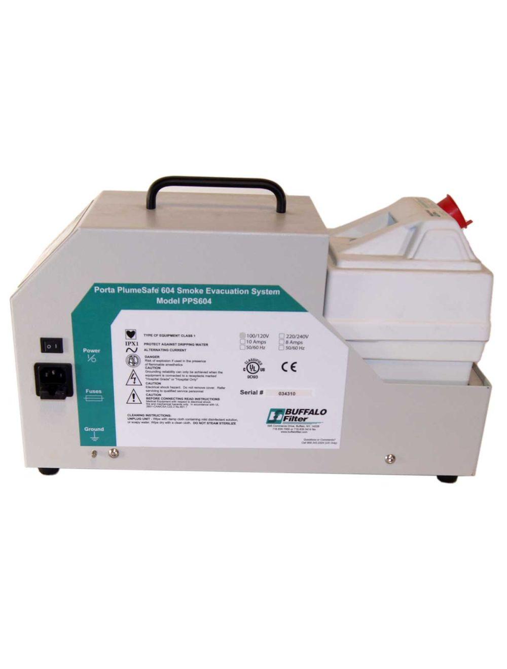 Buffalo Porta PlumeSafe 604 Smoke Evacuation Suction System with Filter PPS604