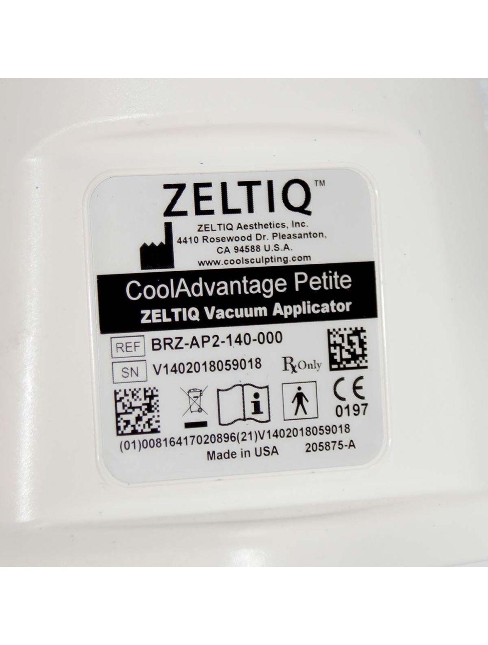 Zeltiq CoolSculpting CoolAdvantage Petite Vacuum Applicator BRZ-AP2-140-000 P