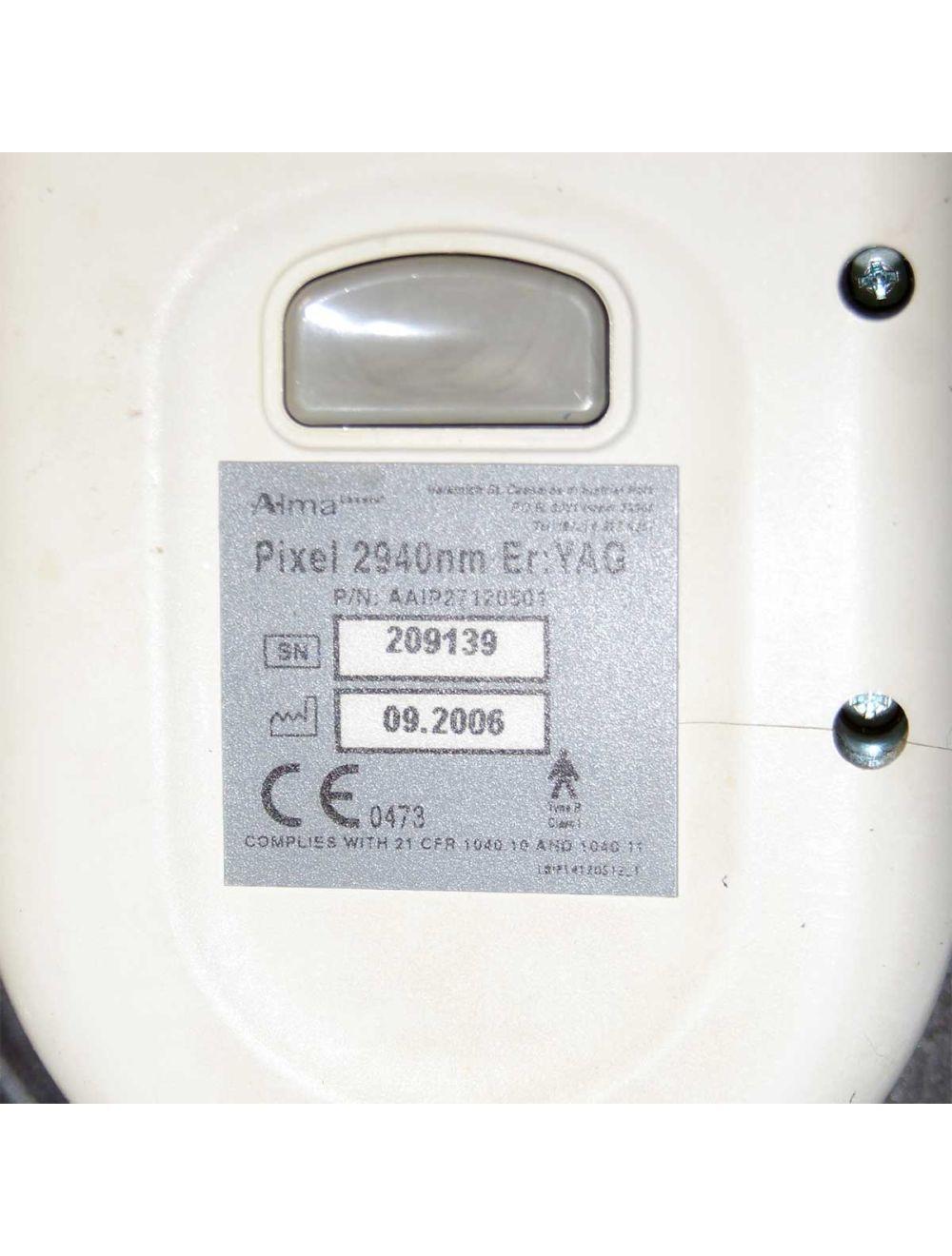 2006 Orion Alma Harmony Pixel 2940 Er:YAG Erbium Fractional Laser Handpiece