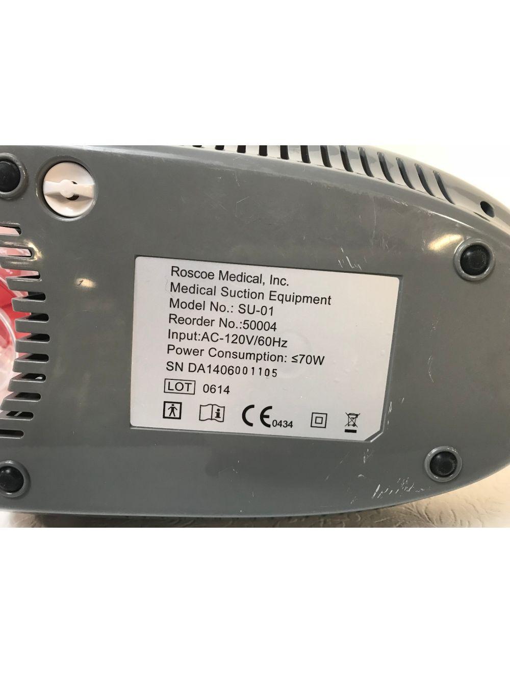 Lightly Used Roscoe Medical Portable Aspirator Suction Unit Model SU-01 50004