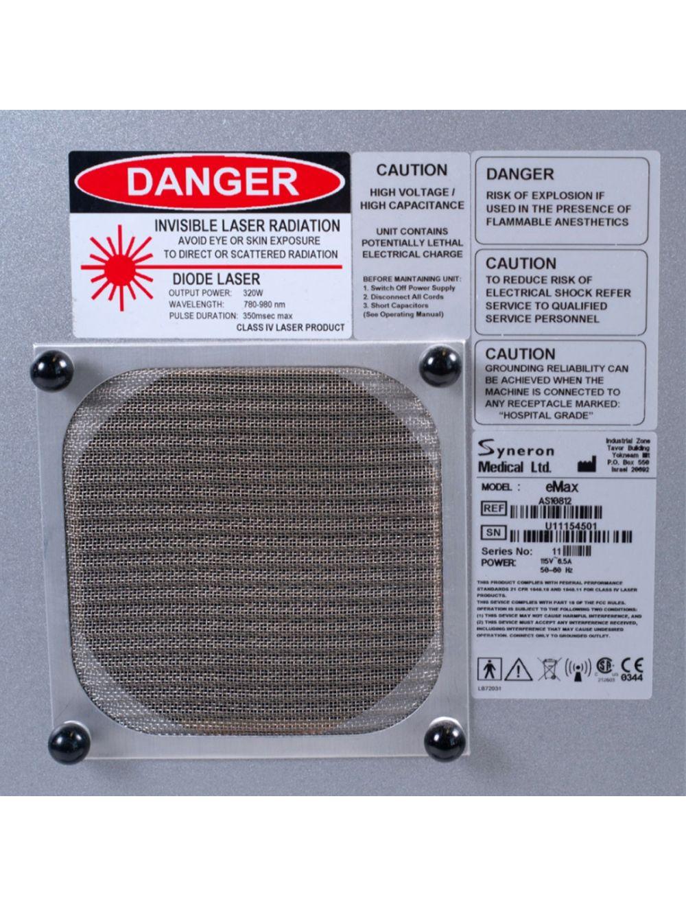 Syneron eMax Laser - Wrinkle Acne Skin - SPS, WR, MXIR, ST Handpieces