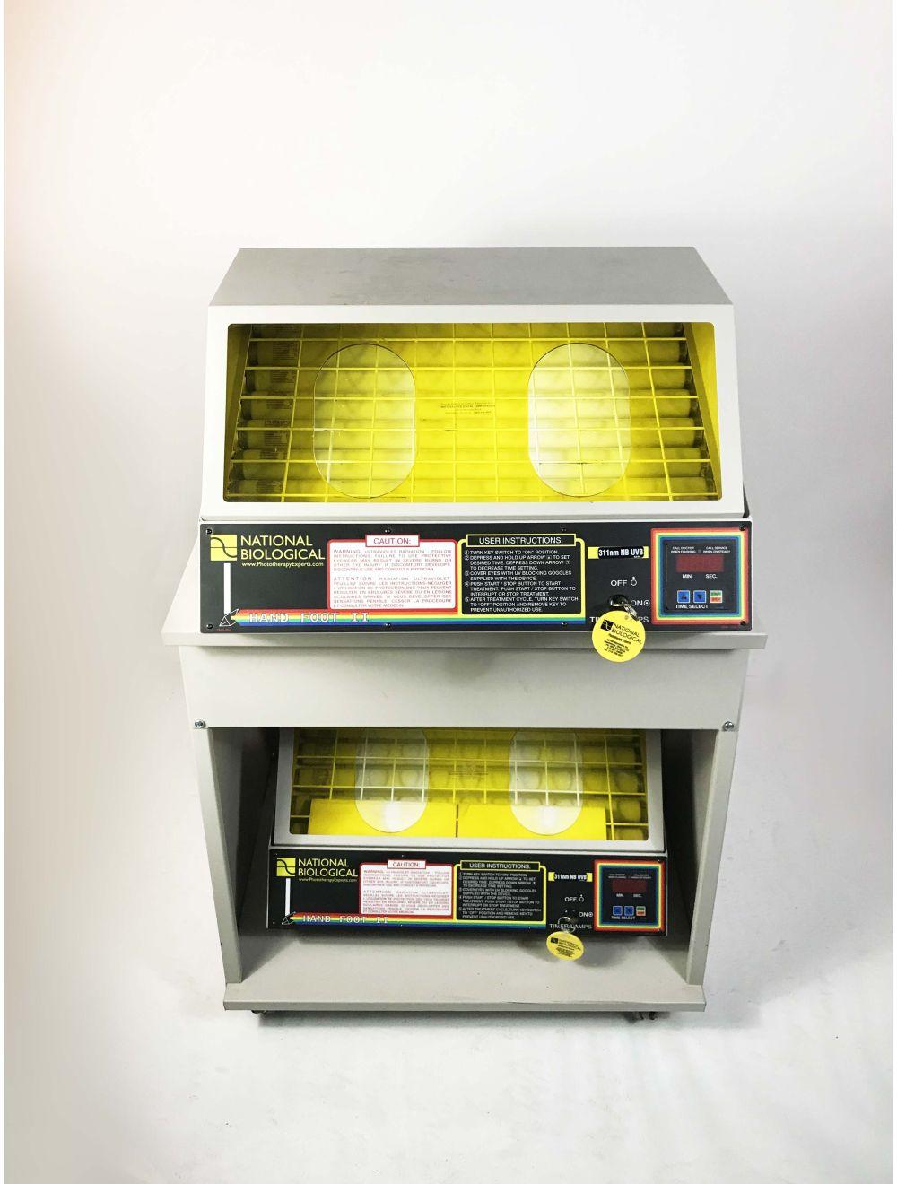 NBC Hand Foot II 311 UVB Psoriasis Vitiligo Phototherapy Dual Lamp Top &amp; Bottom