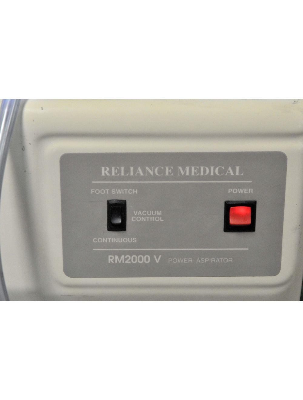 Reliance Medical RM2000V Power Aspirator RM2000 V Aspiration System