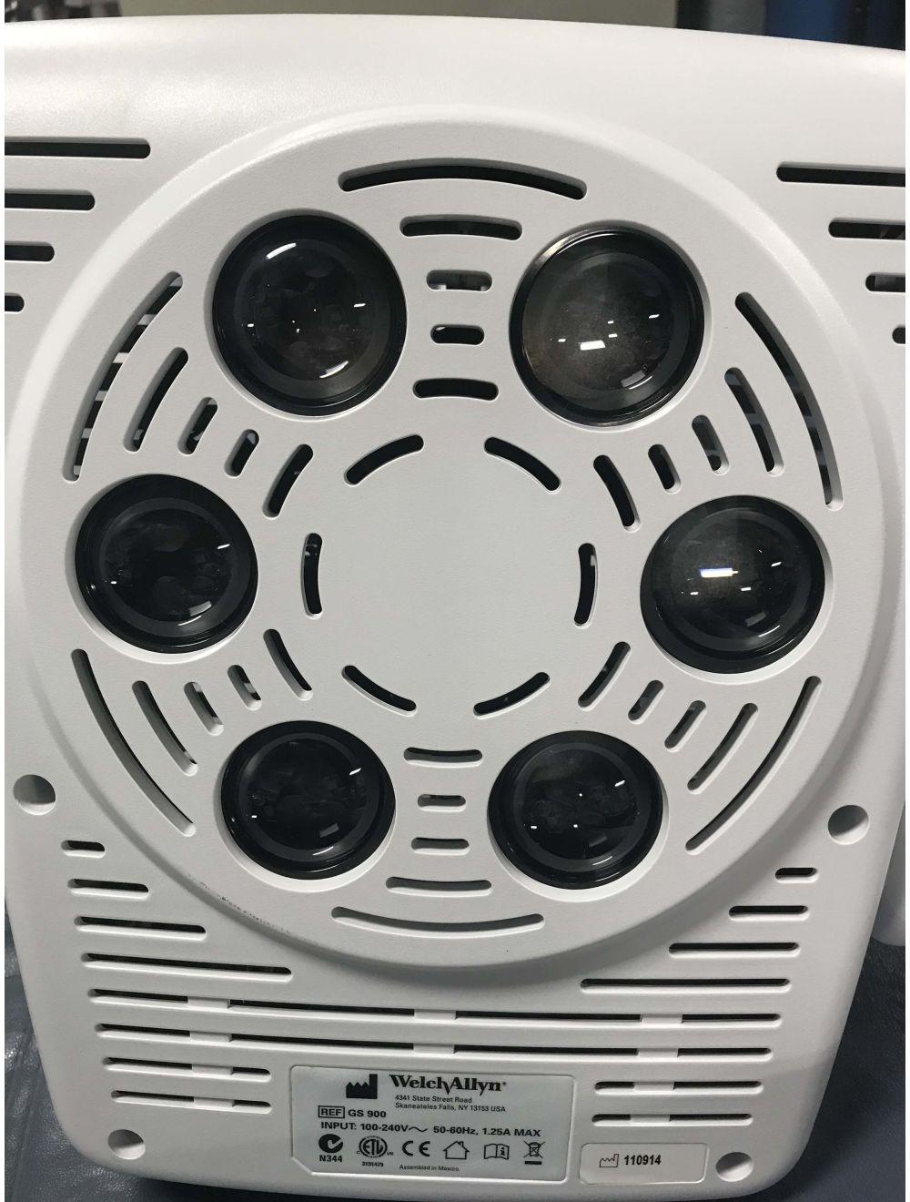 Welch Allyn Green Series GS 900 Surgical/Procedure Lamp Ceiling Mounted Overhead