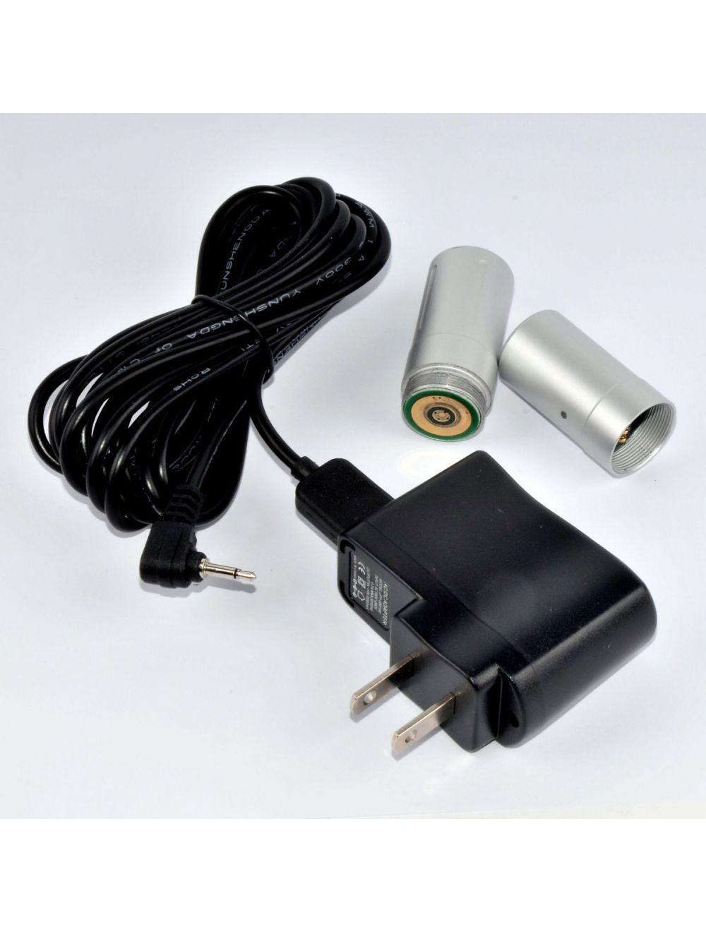 SkinStylus Microneedling Silver Pen &amp; Battery &amp; Charger Set 4-Pin Contact Type