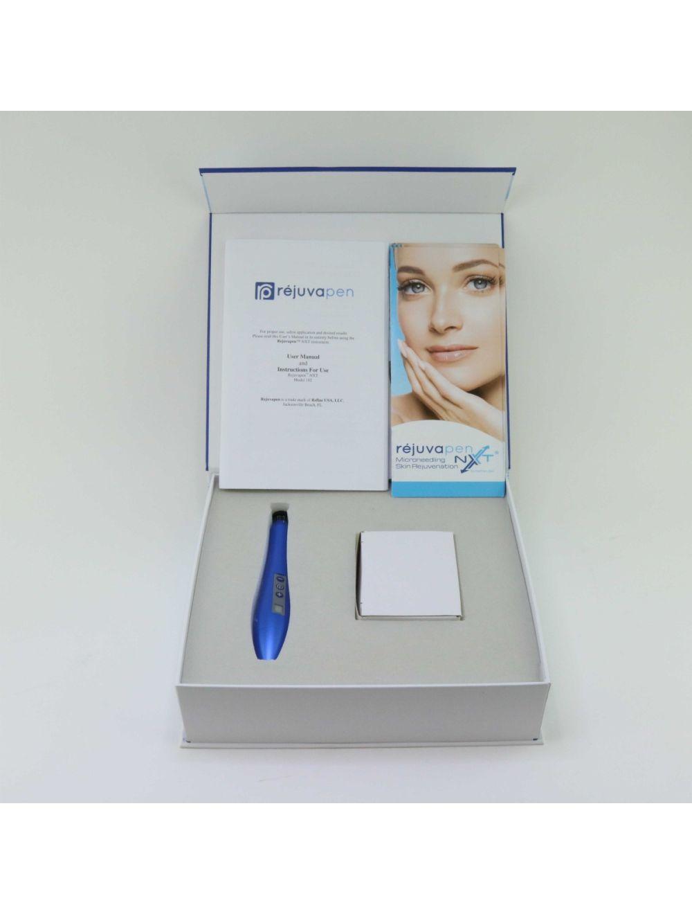 Rejuvapen NXT Microneedling Pen Acne Skin Rejuvenation Wrinkles w/ Brochures