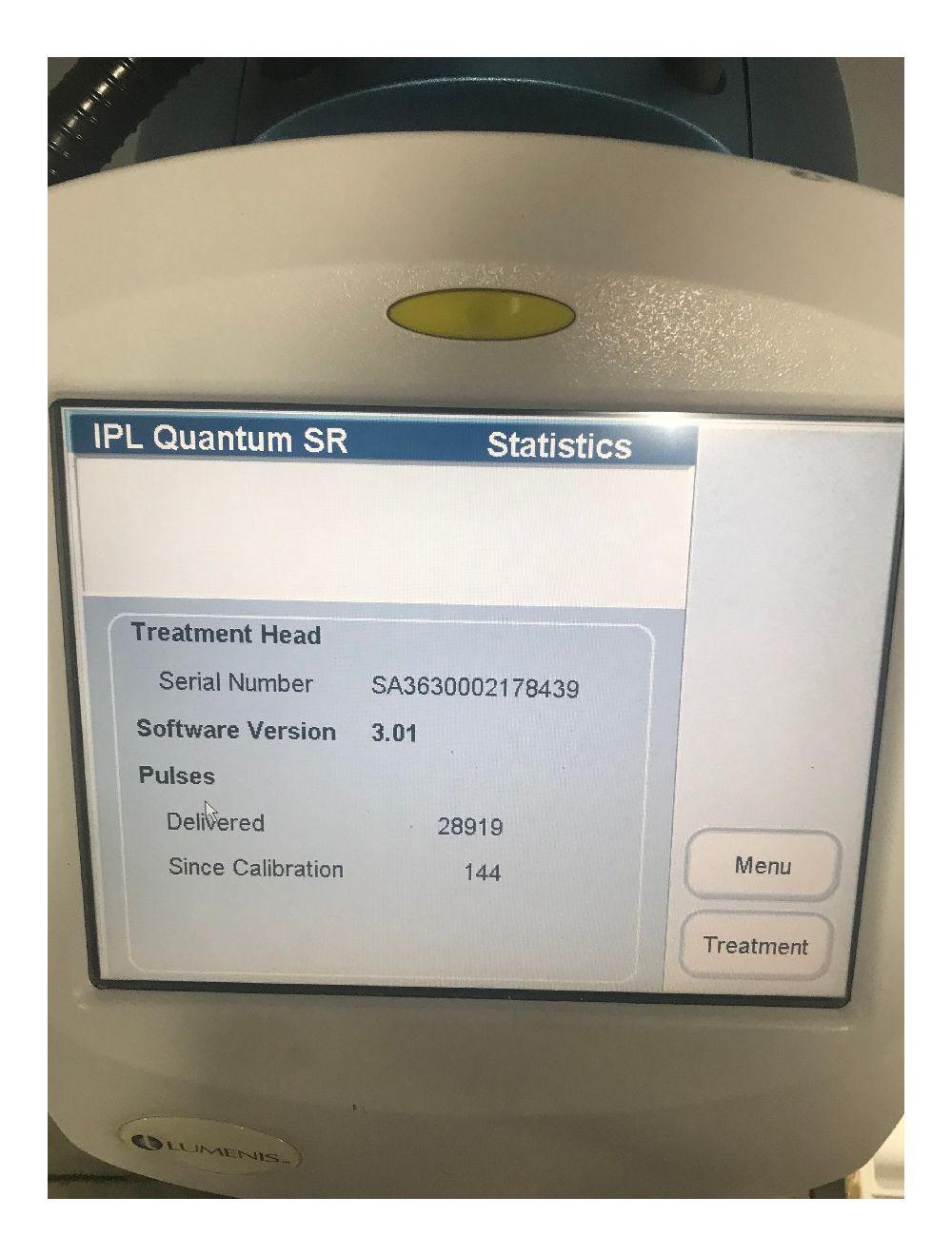 2003 Lumenis IPL Quantum Laser w/3 Handpieces Hair Removal Skin Rejuvenation