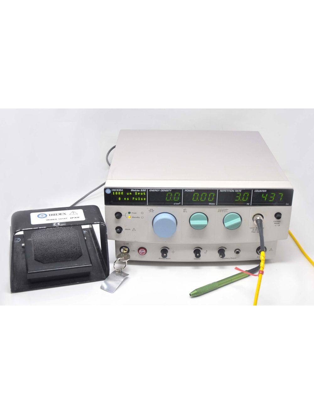 Iridex Iriderm DioLite Vascular Pigment Lesion Laser 532nm Diode W/Handpiece KTP