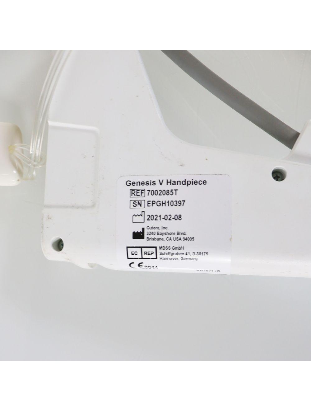 Cutera ExcelV+ Genesis V Handpiece 532/1064nm Micro-Pulsed Laser 7002085T 2021