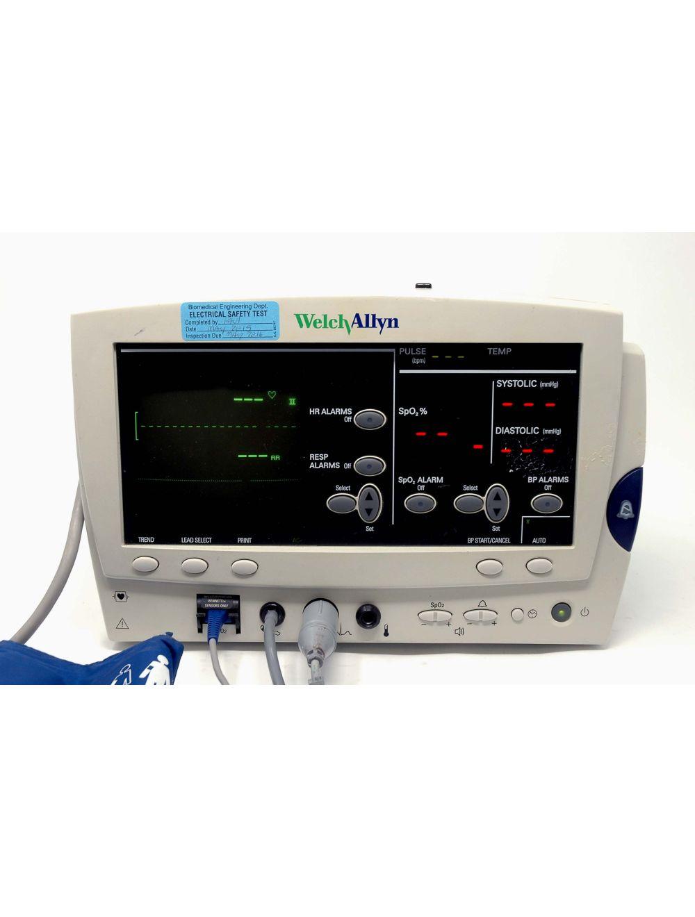 WELCH ALLYN Patient Vital Sign Monitor Series 6200 w/Blood Pressure Cuff