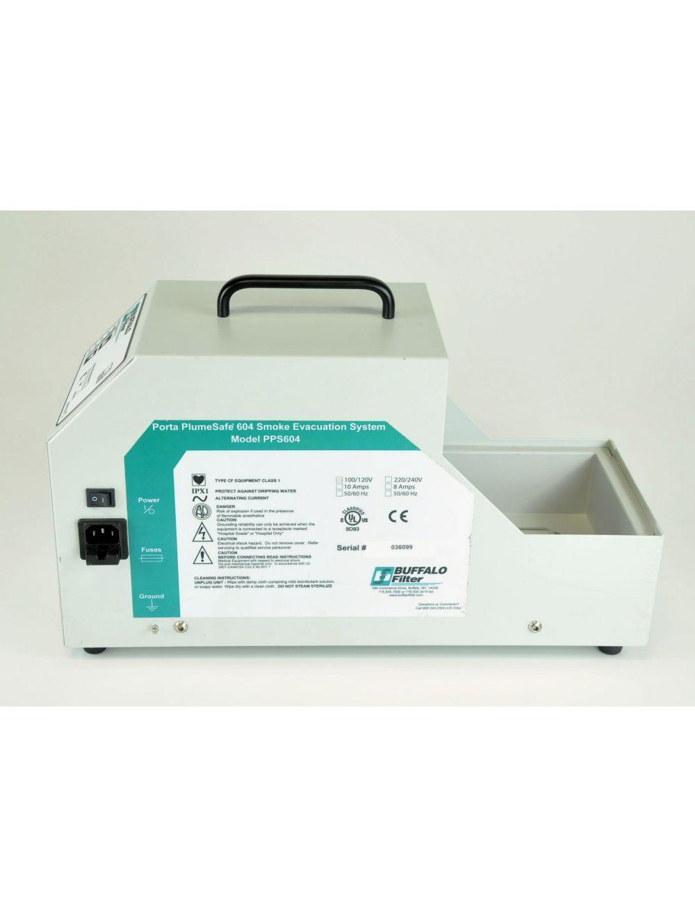 Buffalo Filter Porta PlumeSafe 604 Surgical Smoke Evacuation System PPS604