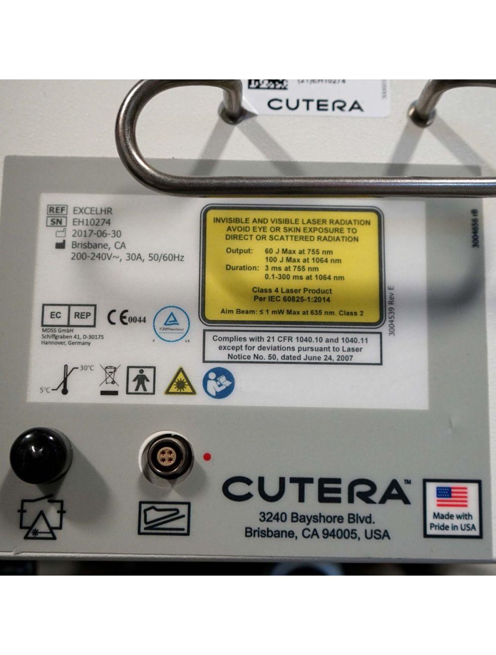 2017 Cutera ExcelHR Laser Hair Removal Lesions Veins Nd YAG 755 1064nm Excel HR