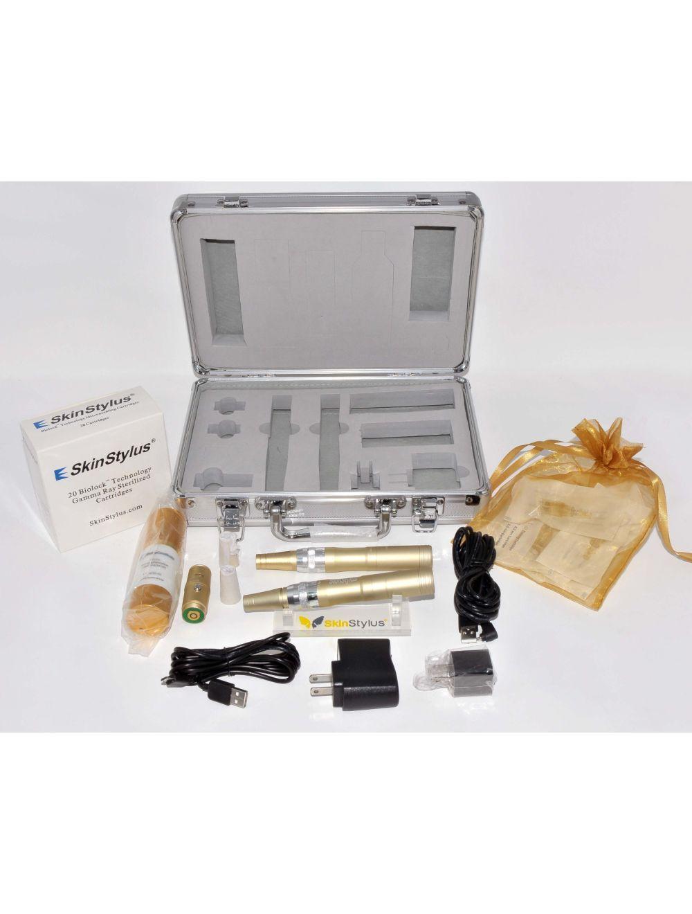 SkinStylus 2 Gold Pens Microneedling Professional Kit Beautiful Skin Stylus DEMO