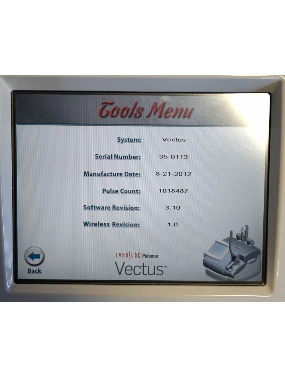 2012 Palomar Vectus 810nm Diode Laser Device System Cynosure Parts Unit