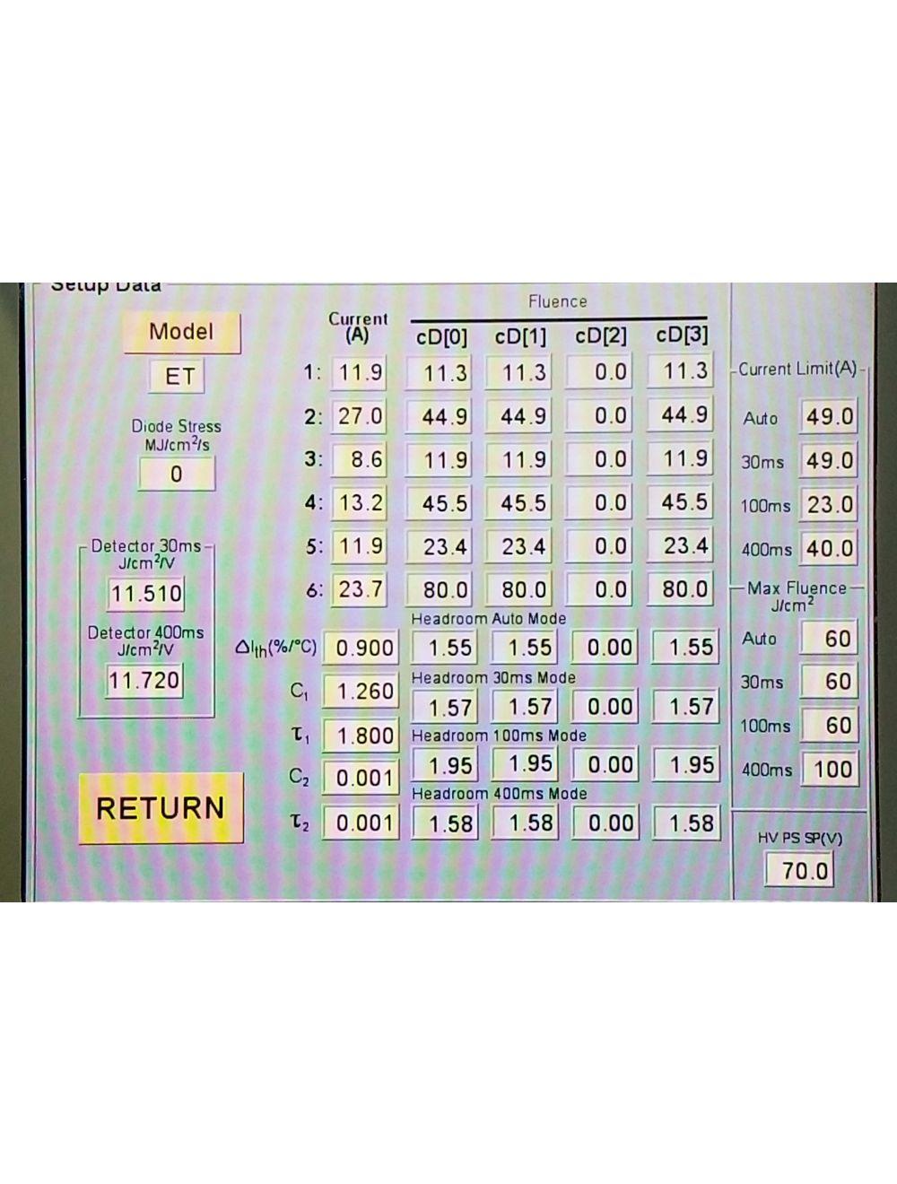 2004 Lumenis LightSheer ET Hair Reduction Diode Laser System Light Sheer w Cart