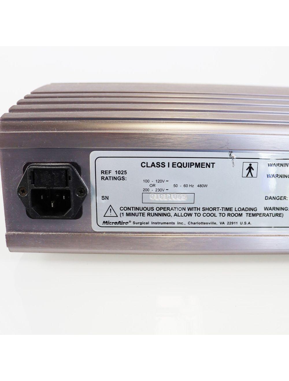 Microaire Surgical Systems 1025 Lipoplasty Power Assisted Electric Console