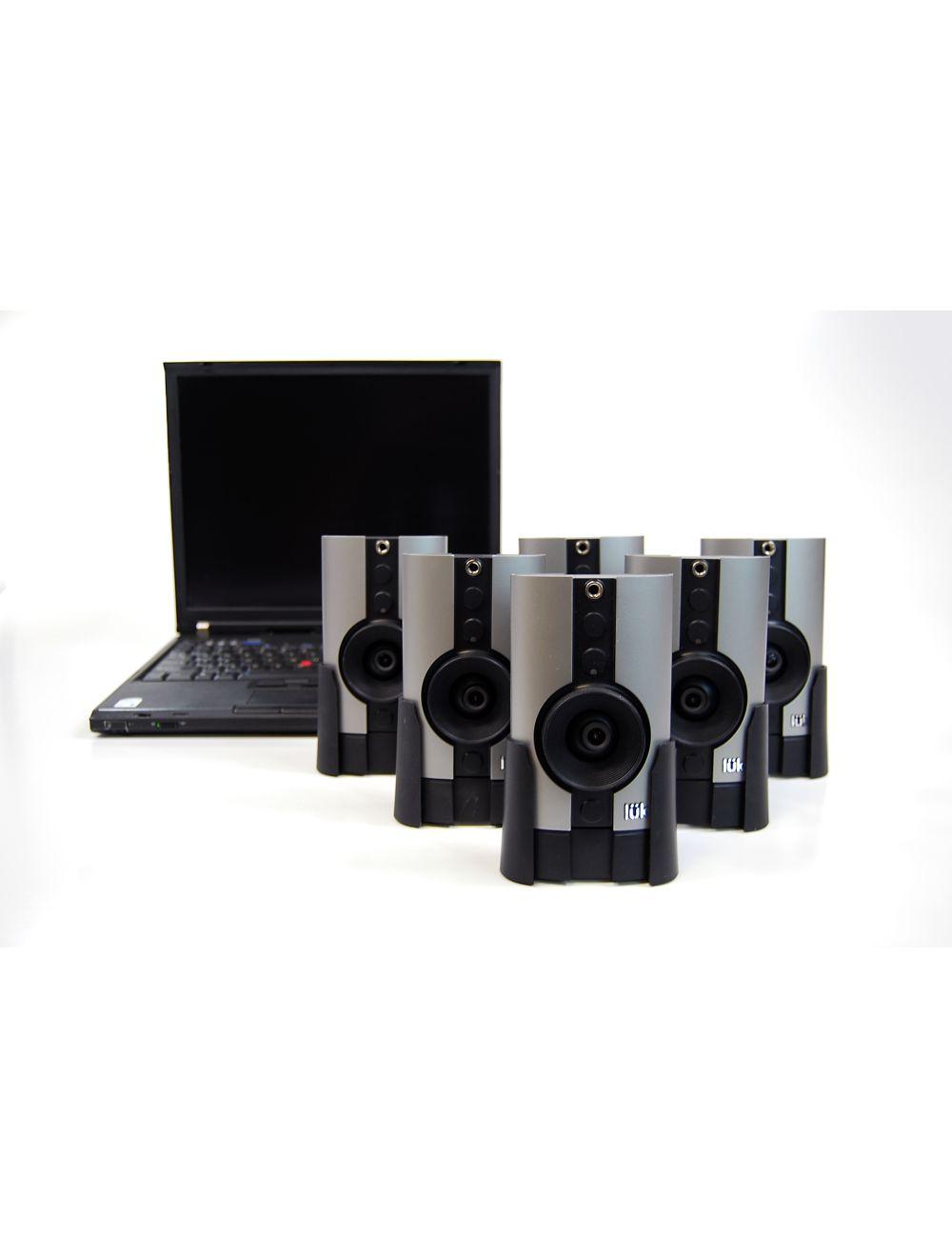 Logitech WiLife Indoor Adjustable Security 6 Camera System 110i &amp; Laptop