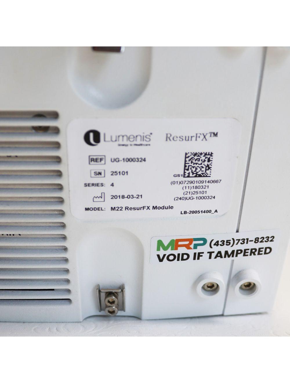 2018 Lumenis M22 ResurFX Module 1565nm Laser System