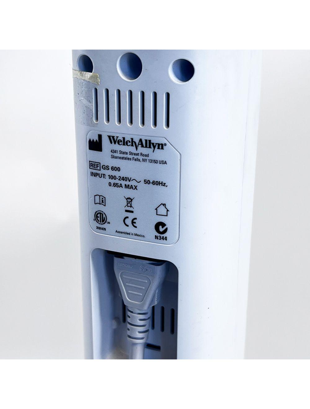 Welch Allyn GS600 Minor Procedure 3 LED Lights Green Series White Mobile Stand