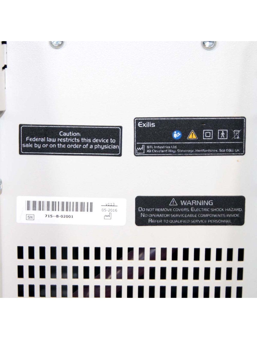 2016 BTl Exilis Ultra No Time Limit RF System Large and Small Power Handpieces