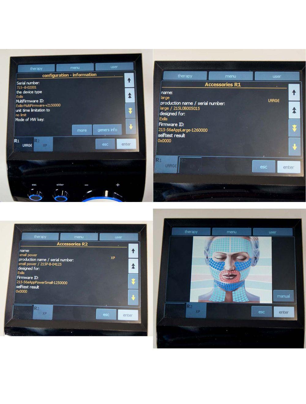 2016 BTl Exilis Ultra No Time Limit RF System Large and Small Power Handpieces