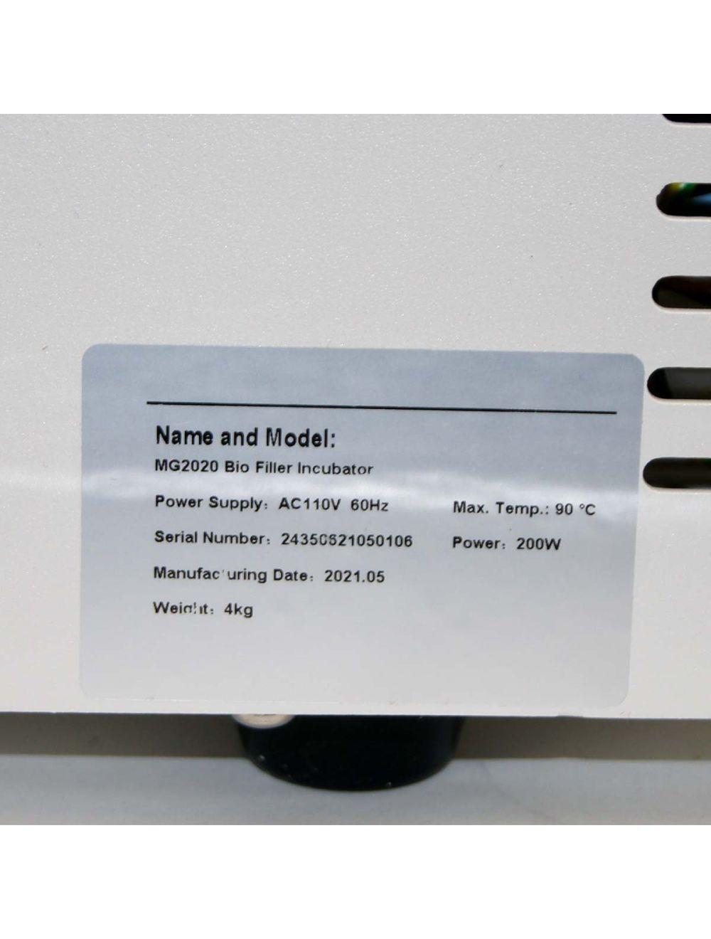 2021 Juventix Plasma Bio-Filler Incubator Heat / Cooling Tabletop System NEW