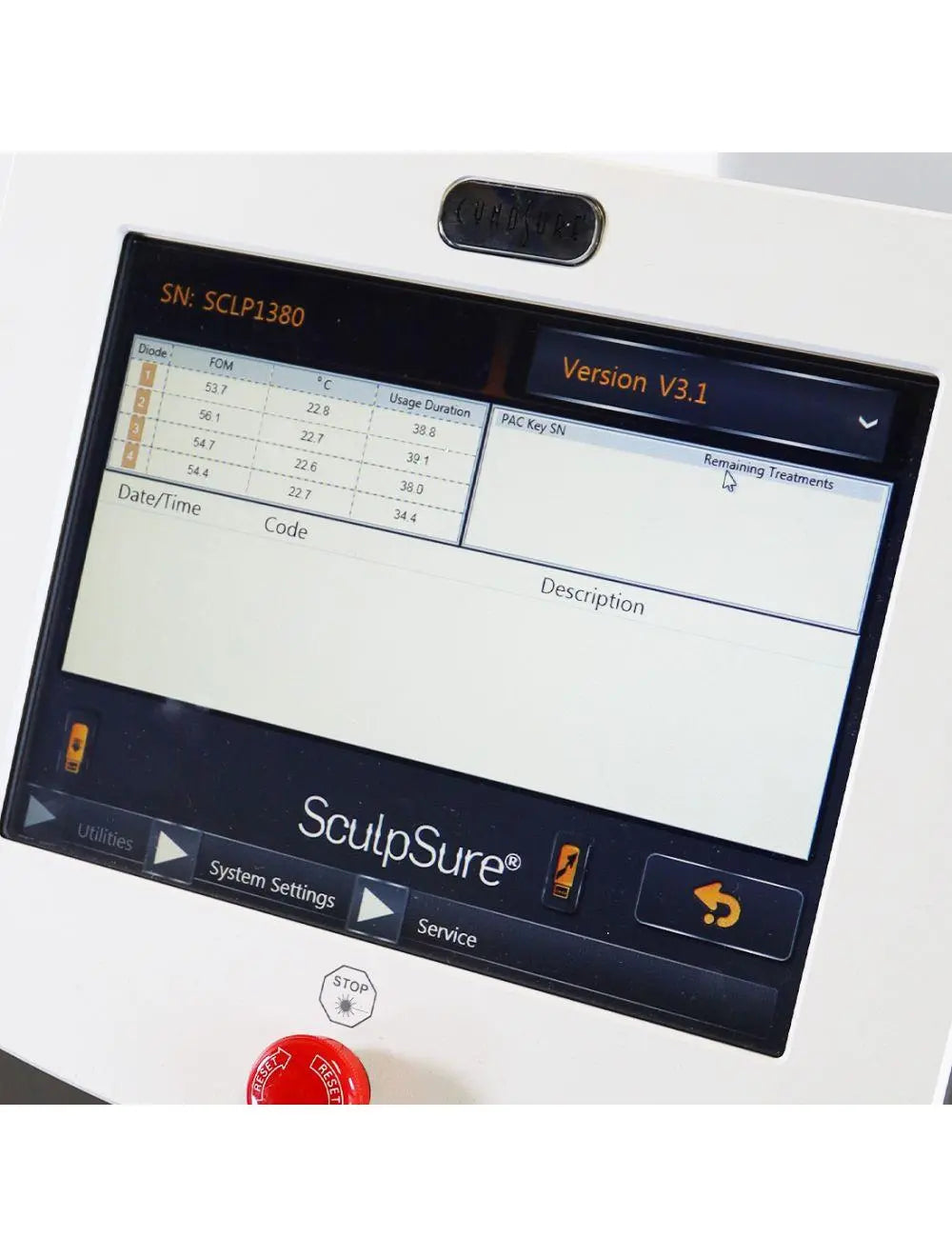 2016 Cynosure SculpSure Diode Laser Non-Invasive Body Sculpting Contour System